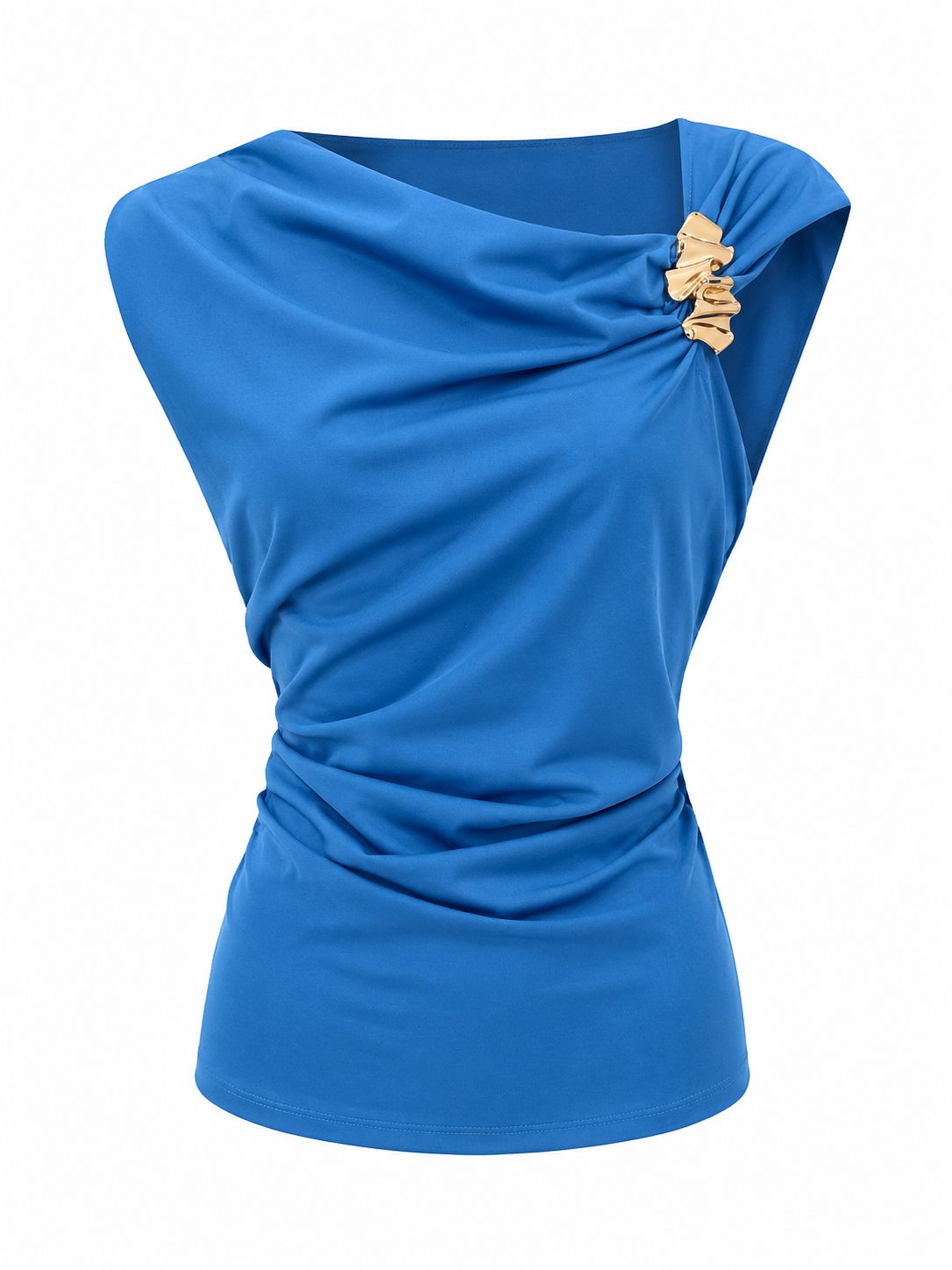 Blue Drape Top Blue Drape Top