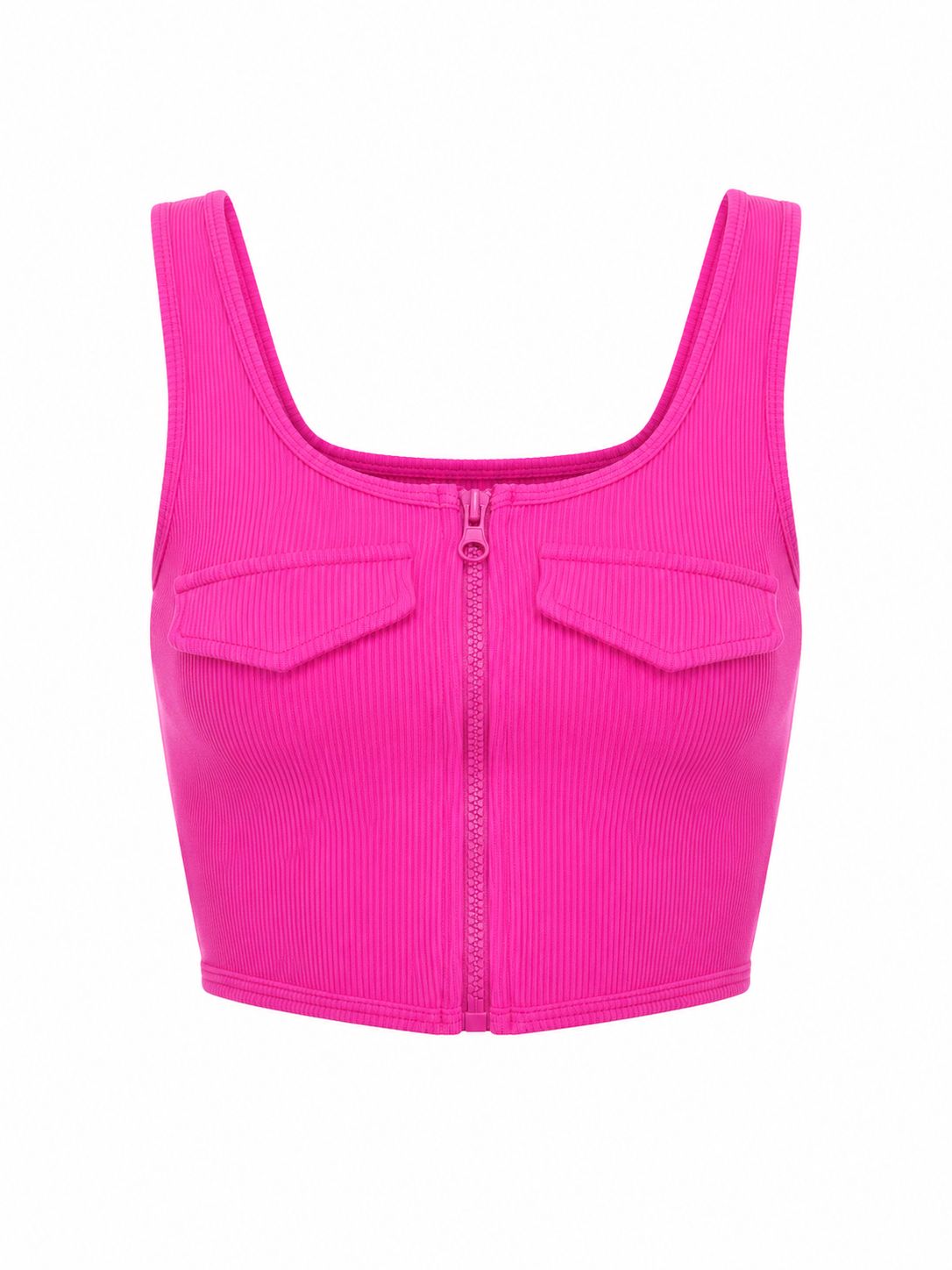 Hot Pink Zip Top