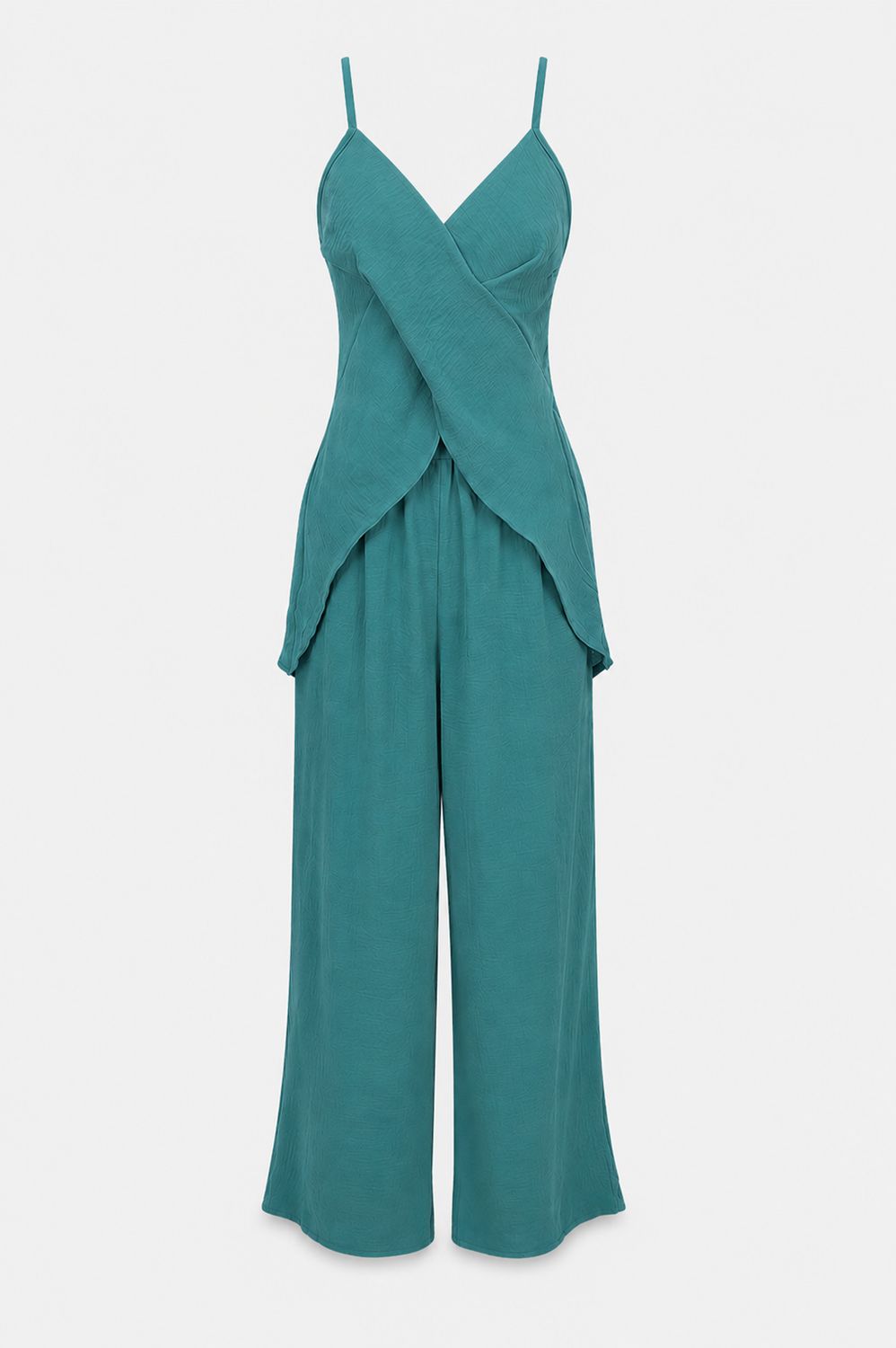 Pretty In Teal Top & Pant Set (One Size)