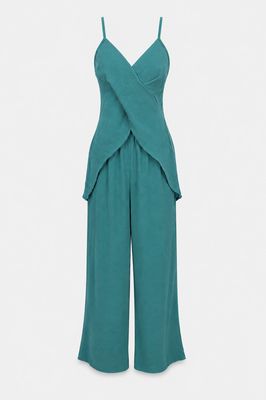 Pretty In Teal Top & Pant Set (One Size) Pretty In Teal Top & Pant Set (One Size)