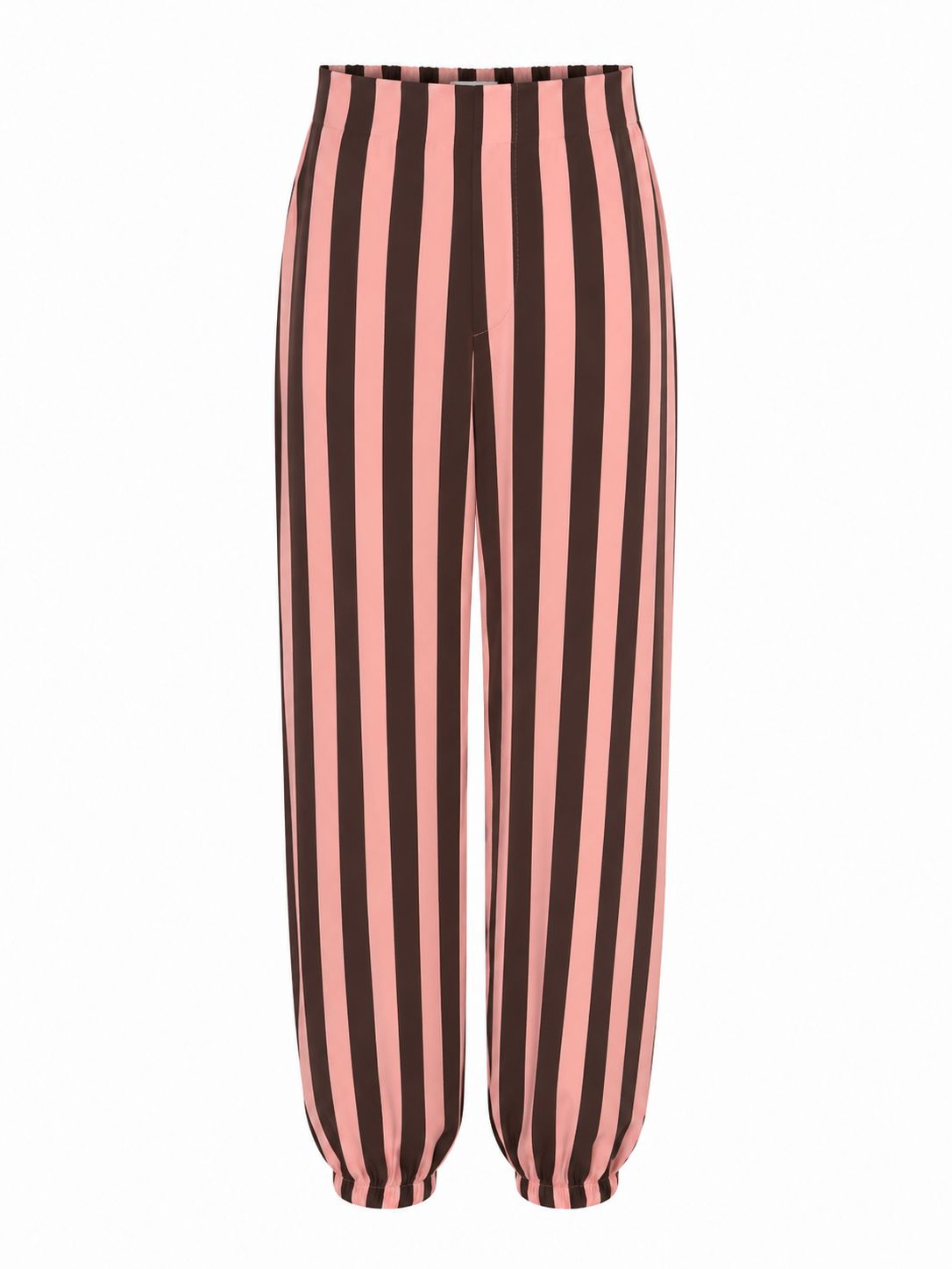 Baby Pink & Brown Striped Pant (One Size)