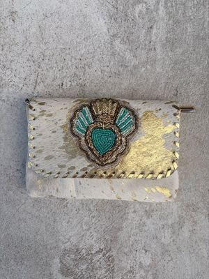 Genuine Leather Vanilla Handbag