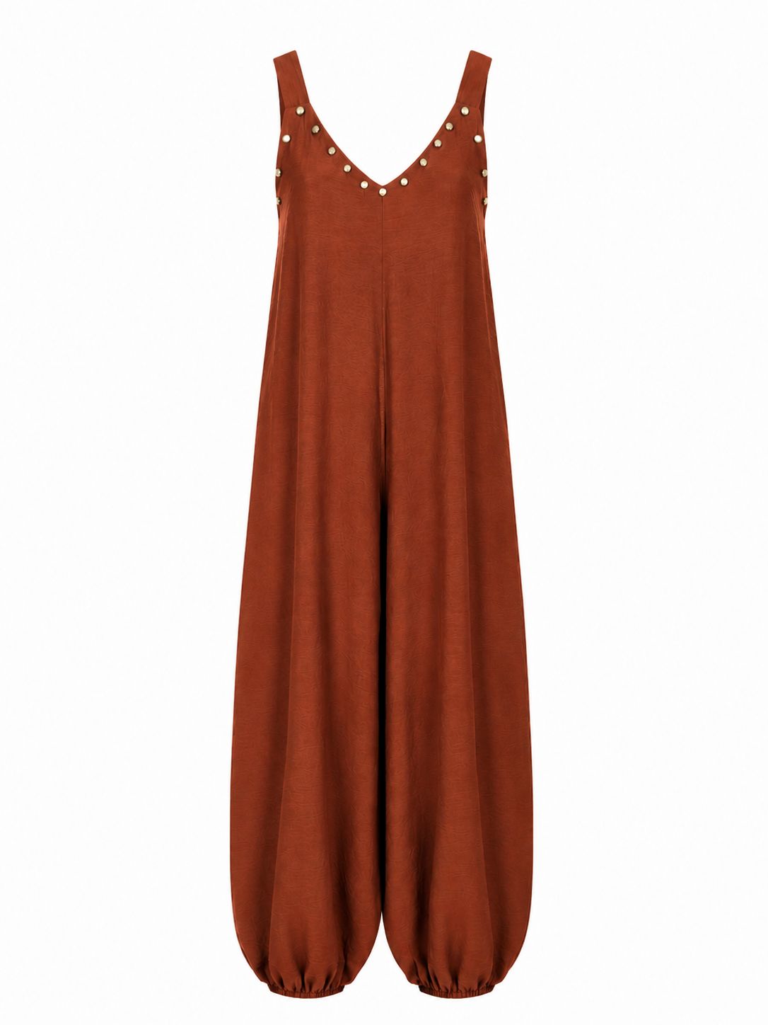 Rust Stud Jumpsuit