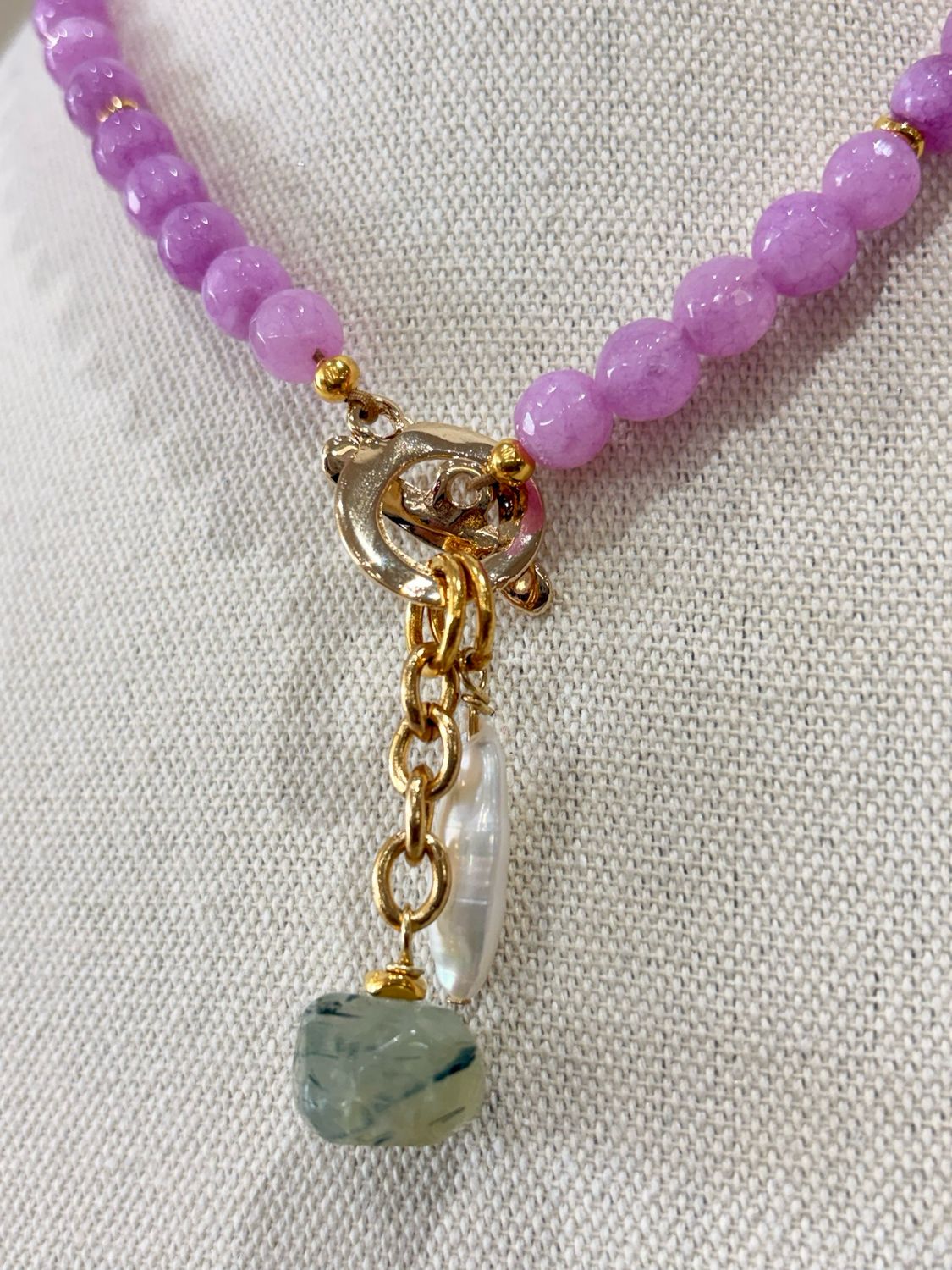 Lavanda Muse Short Necklace
