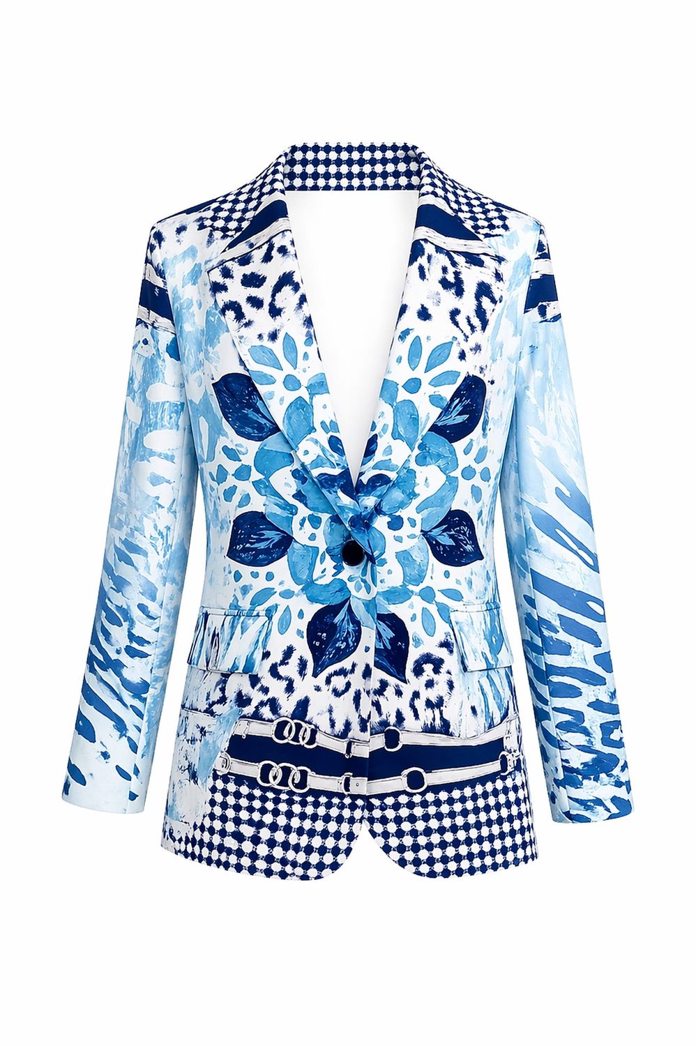 Blue Detailed Blazer