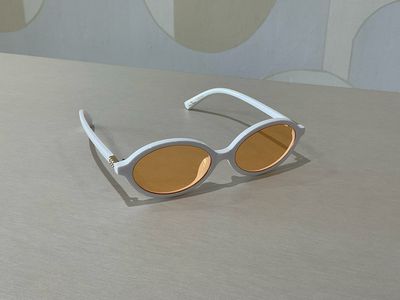 White Yellow Sunglasses