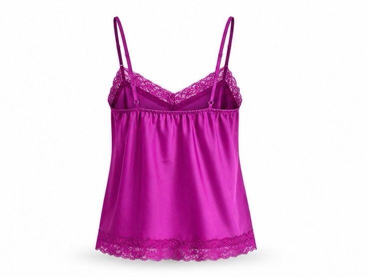 Magenta Lace Cami Top