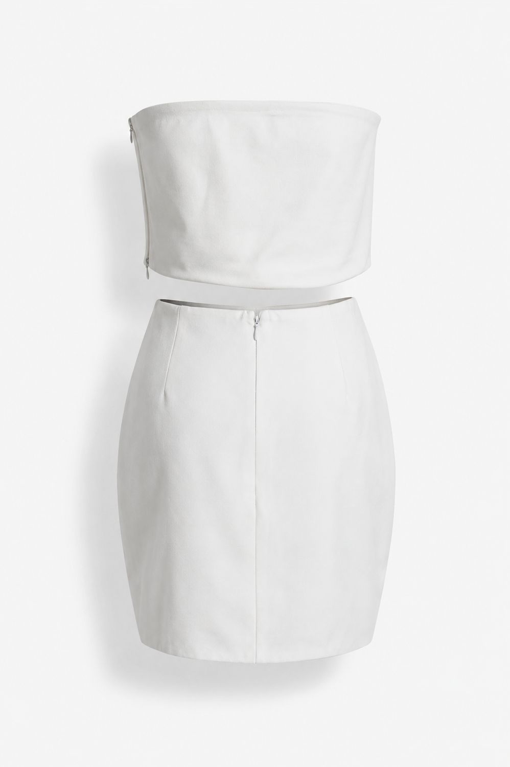 Crystal Trim White Two-Piece Set