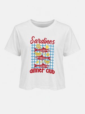 White Sardines Club Tee