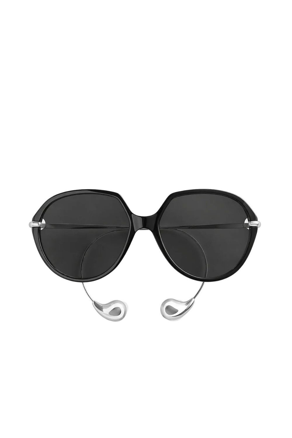 B Black Gold Drop Sunglasses