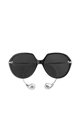 B Black Gold Drop Sunglasses