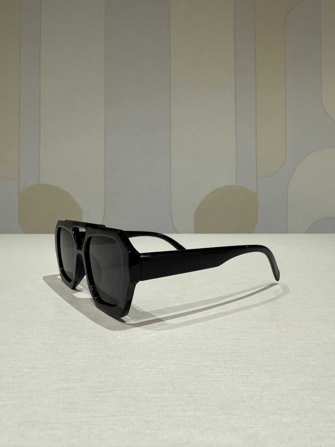 Structured Black Sunglasses