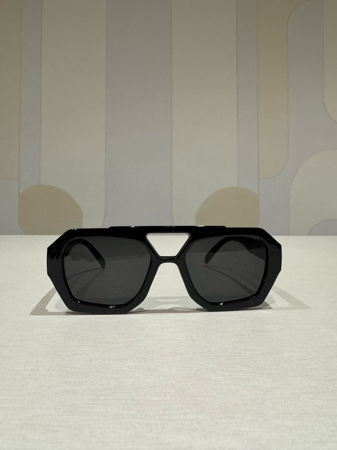 Structured Black Sunglasses