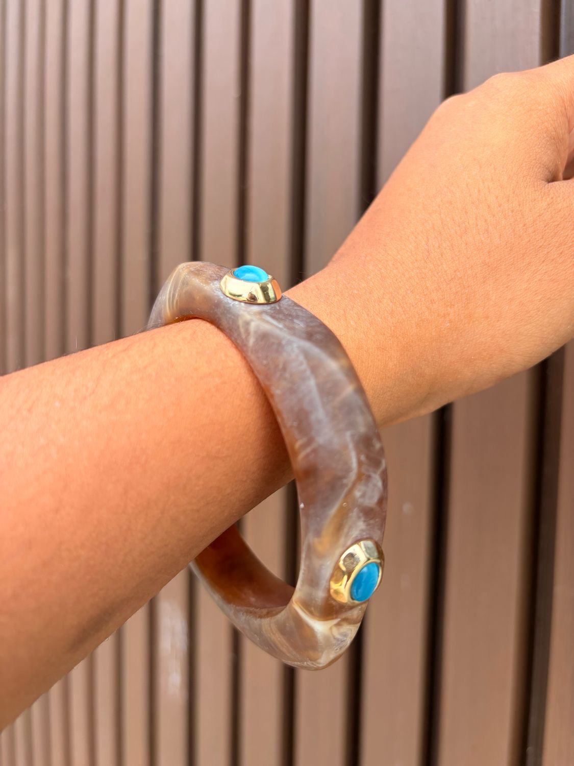 Aura Cuff-Mocha Sky