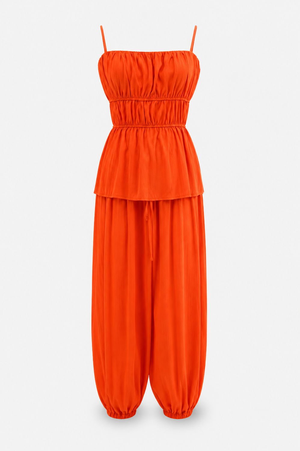 Orange Spandex Top & Pant