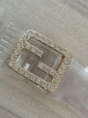 Gold Clear Rhineston Belt