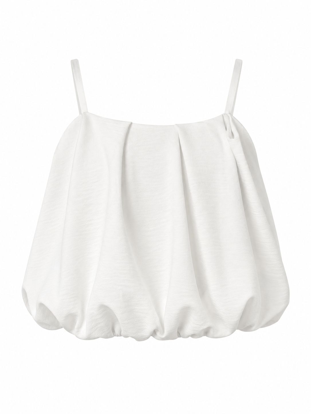 White Bubble Blouse