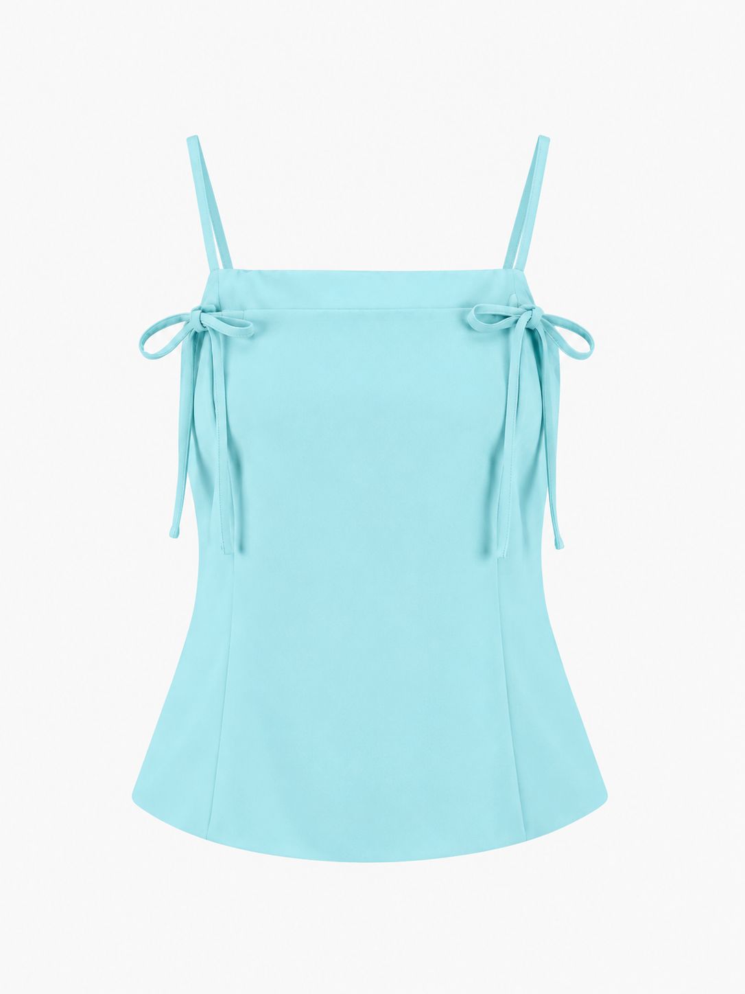 Aqua Bow Strap Top