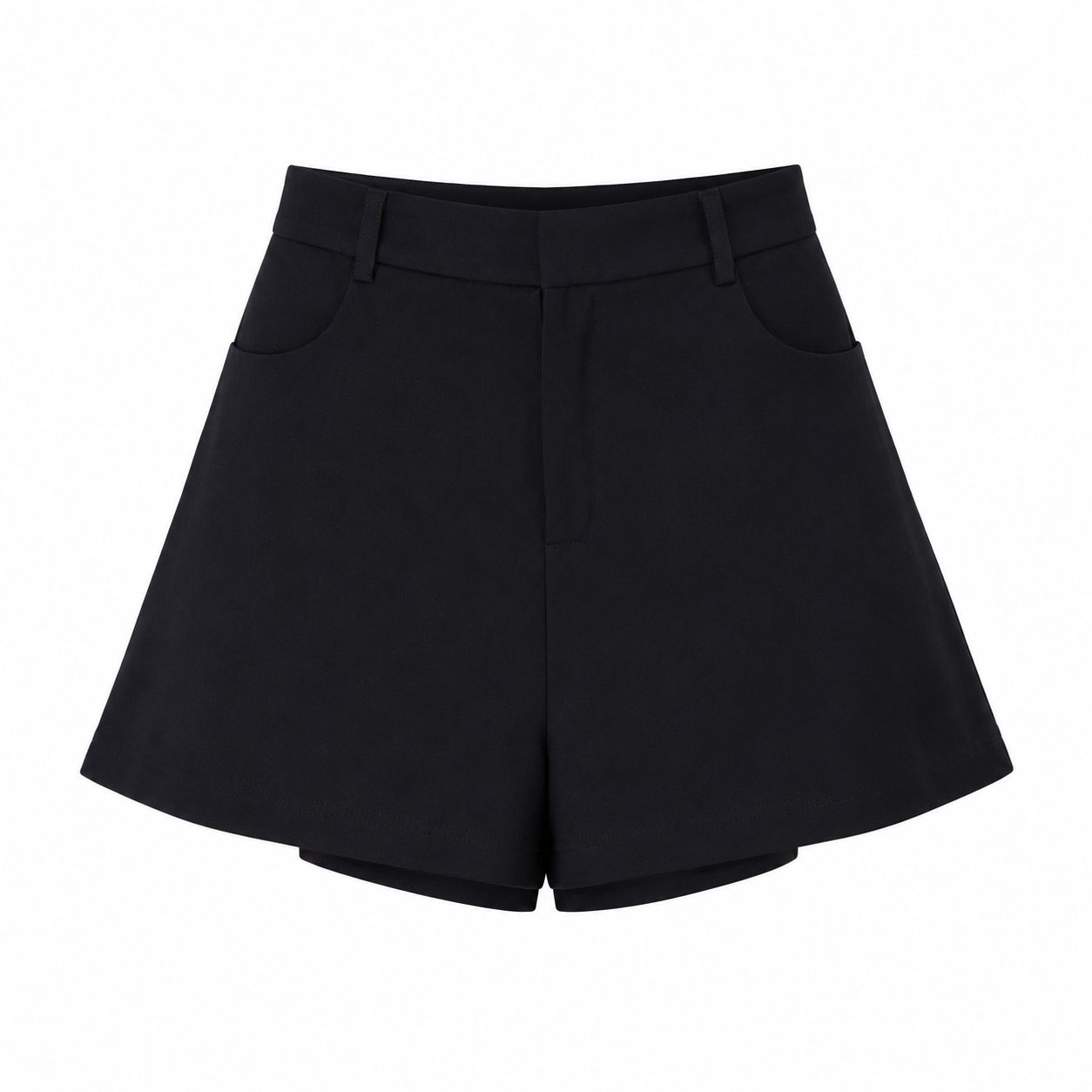 Black Highwaisted Short