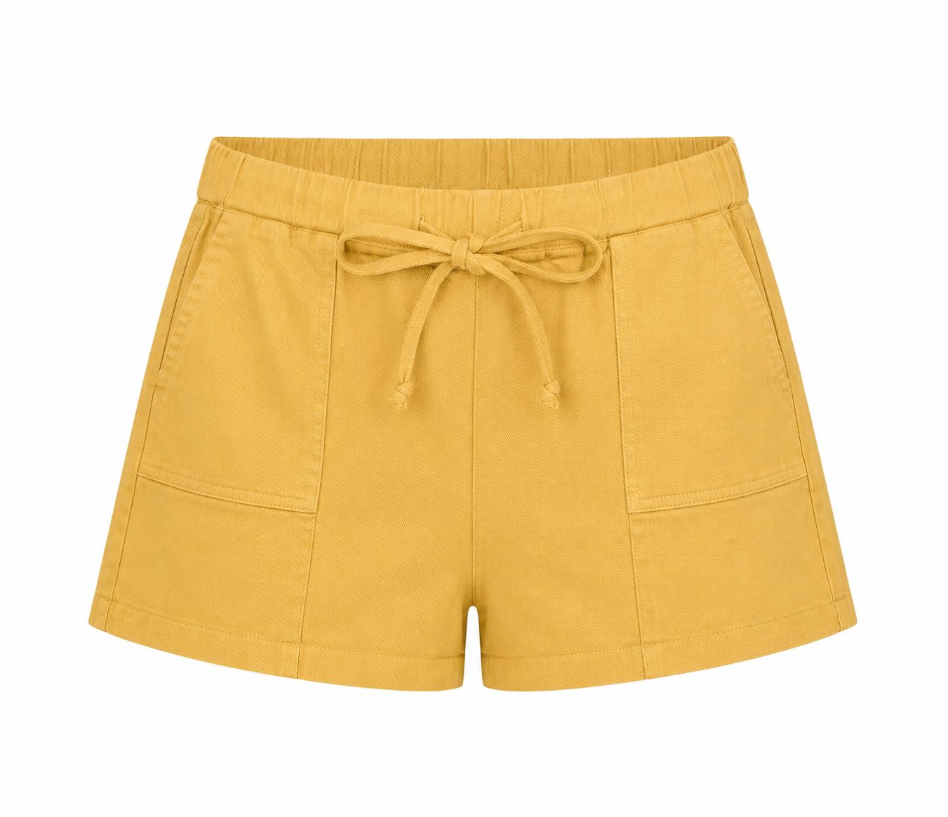 Mustard Pocket Shorts