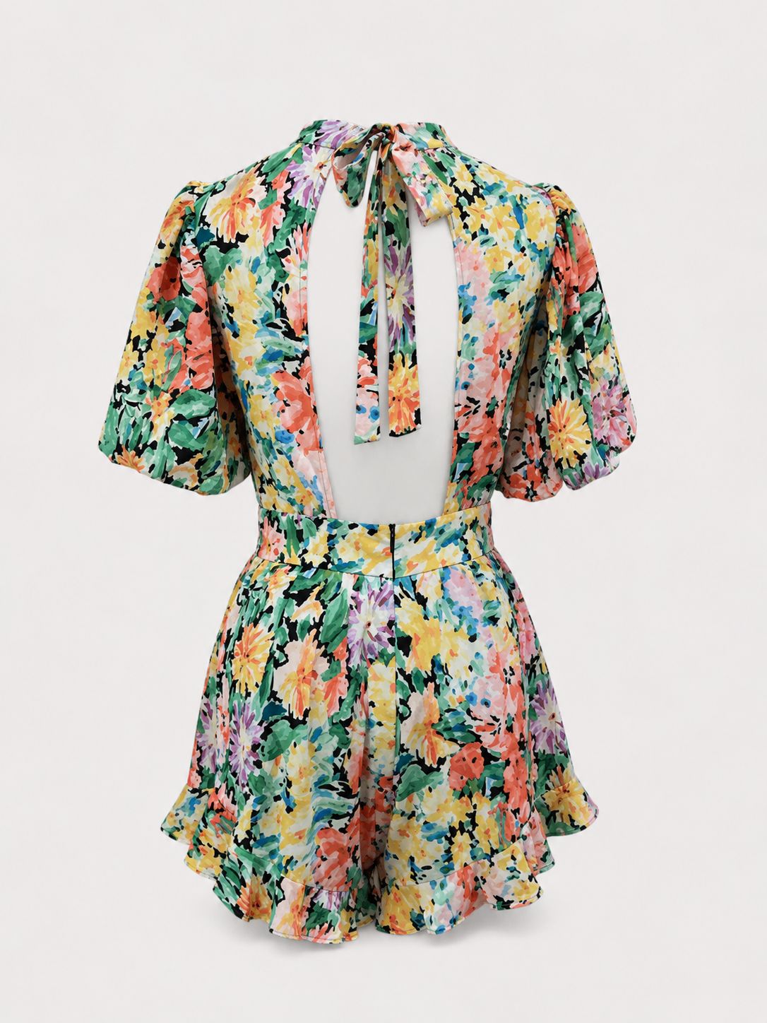 Bloom Garden Open Back Romper
