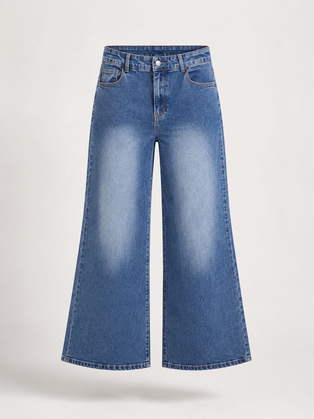 Classic Blue Wide Leg Jeans