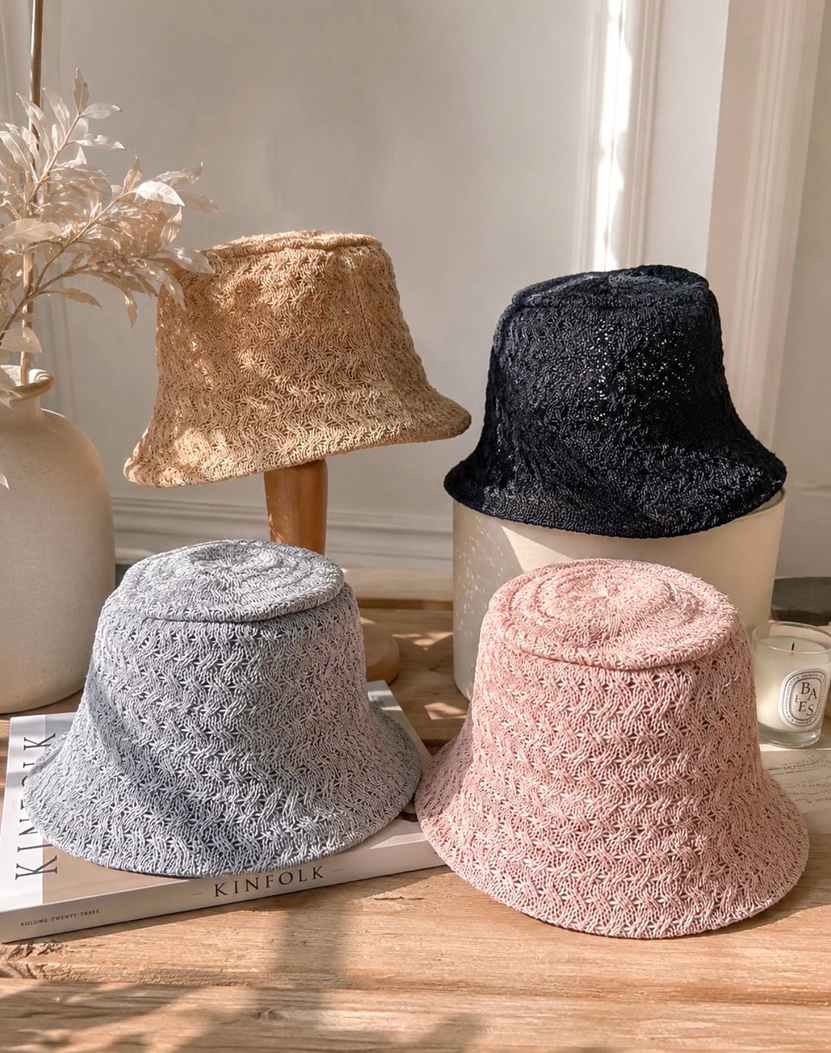 Light Pink Bucket Hat