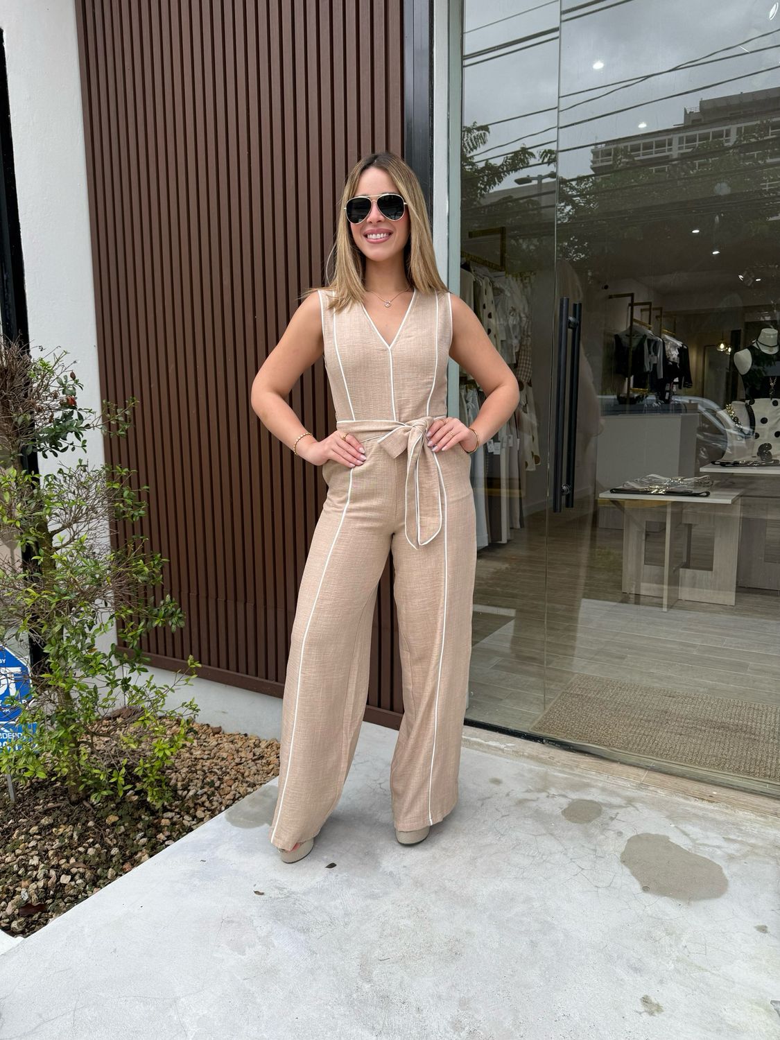 Sand Classy Jumpsuit