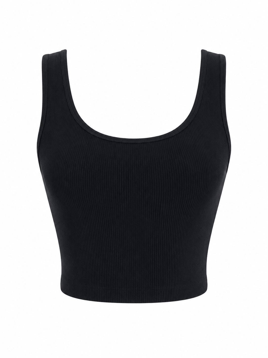 Ribbed Cross Back Top (One Size)