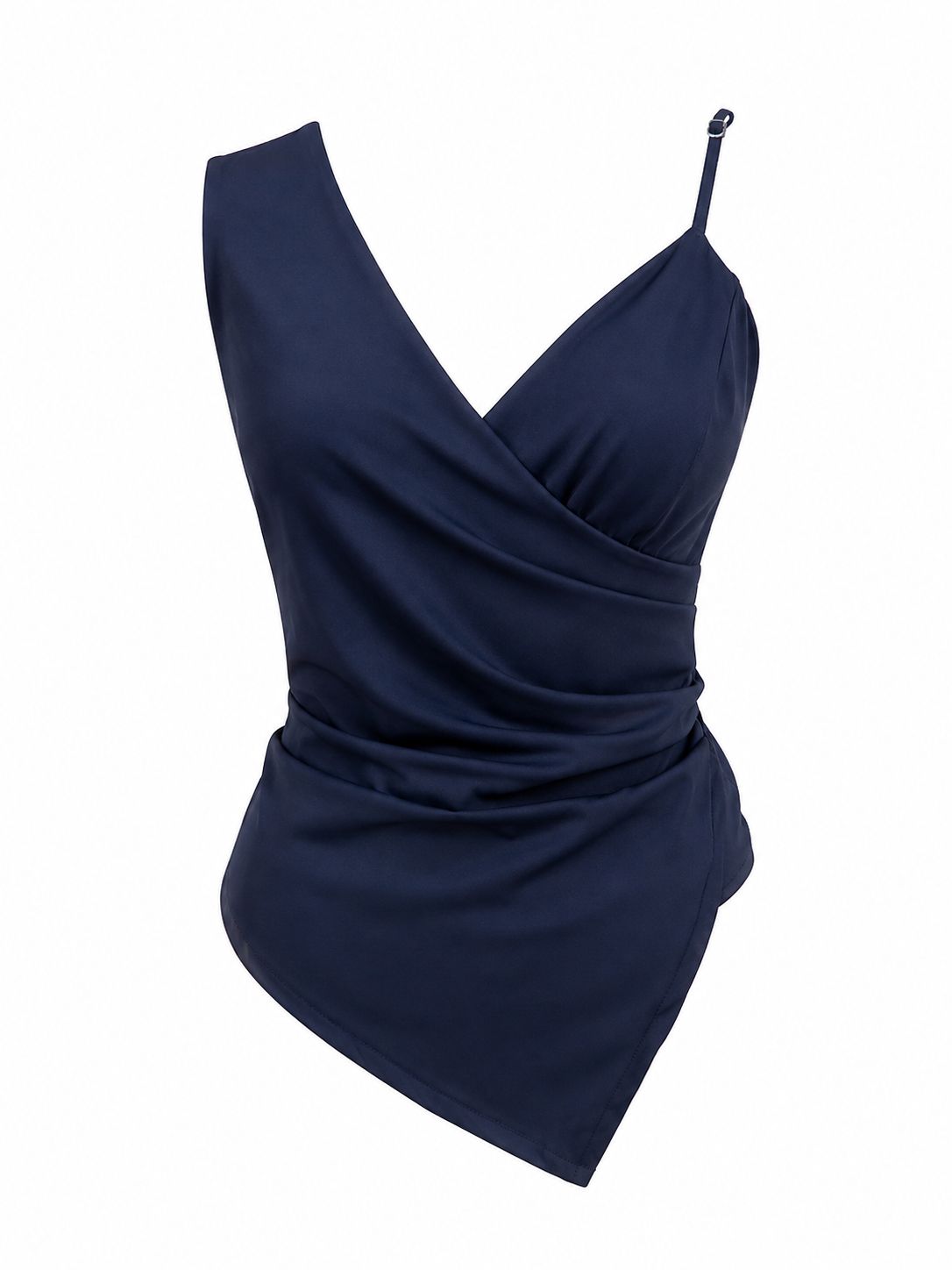 Navy Asymmetric Top (One Size)