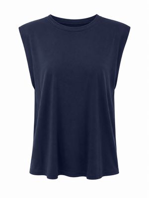 Navy Blue Capri Top