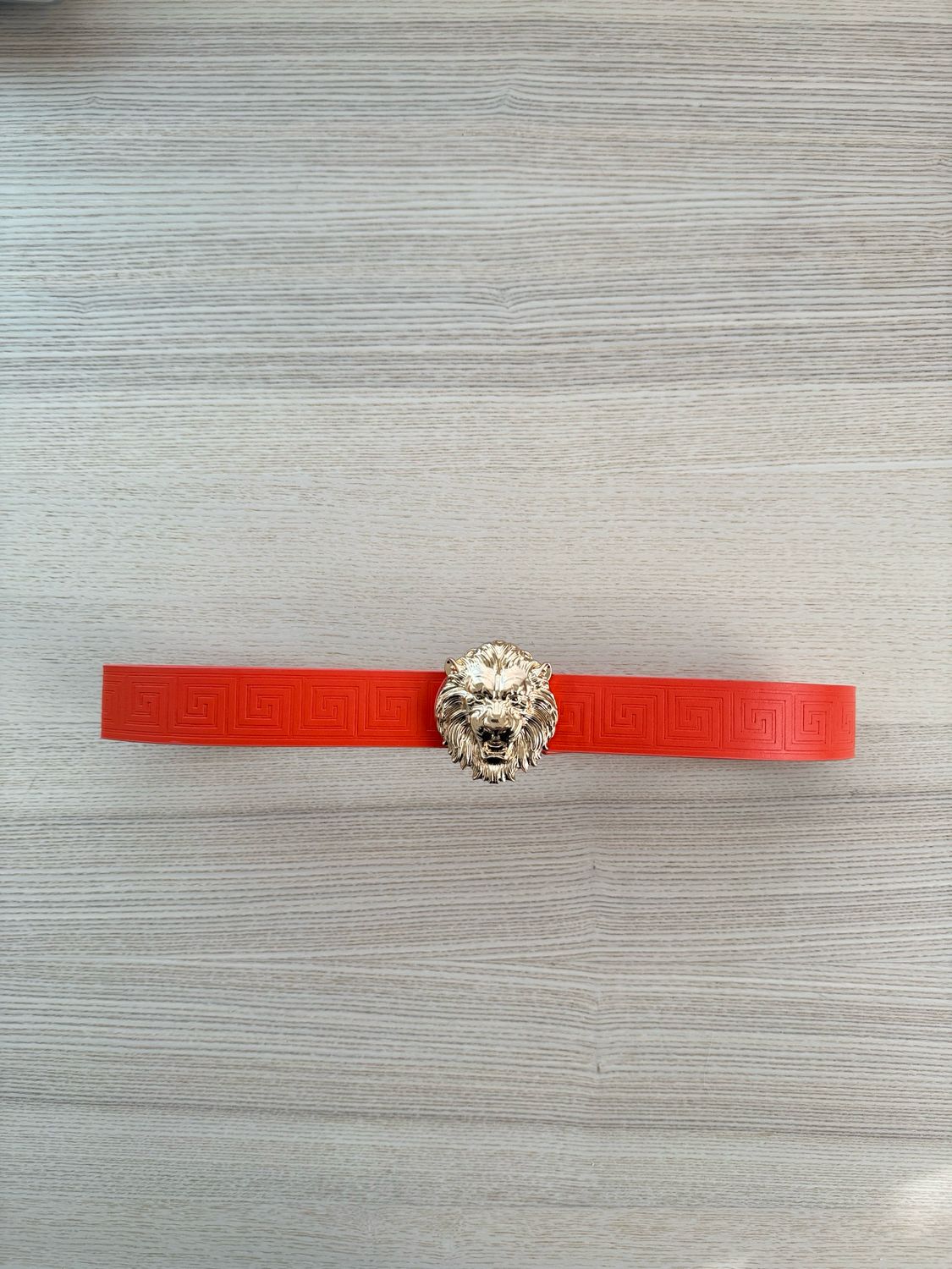Tangerine Lion Belt
