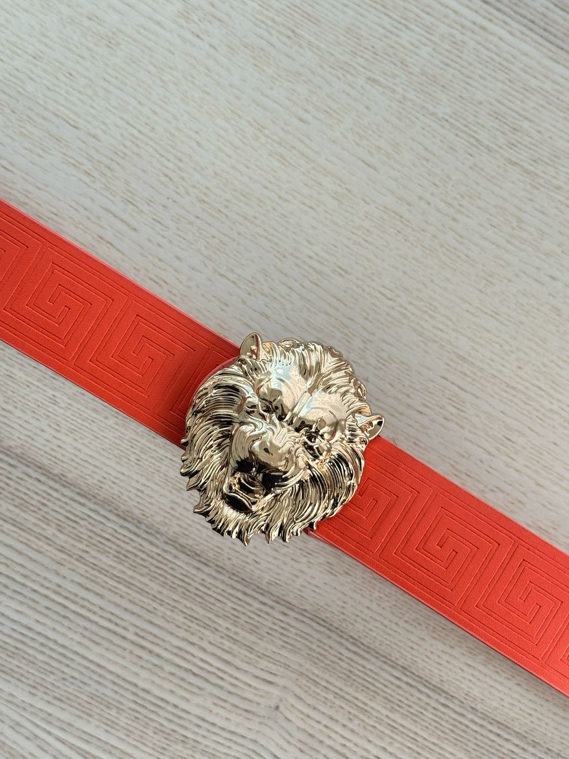 Tangerine Lion Belt