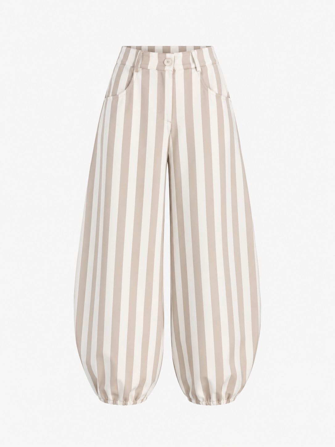 Beige & Ivory Barrel One Size Pant
