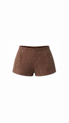 Mocha Rhinestones Shorts