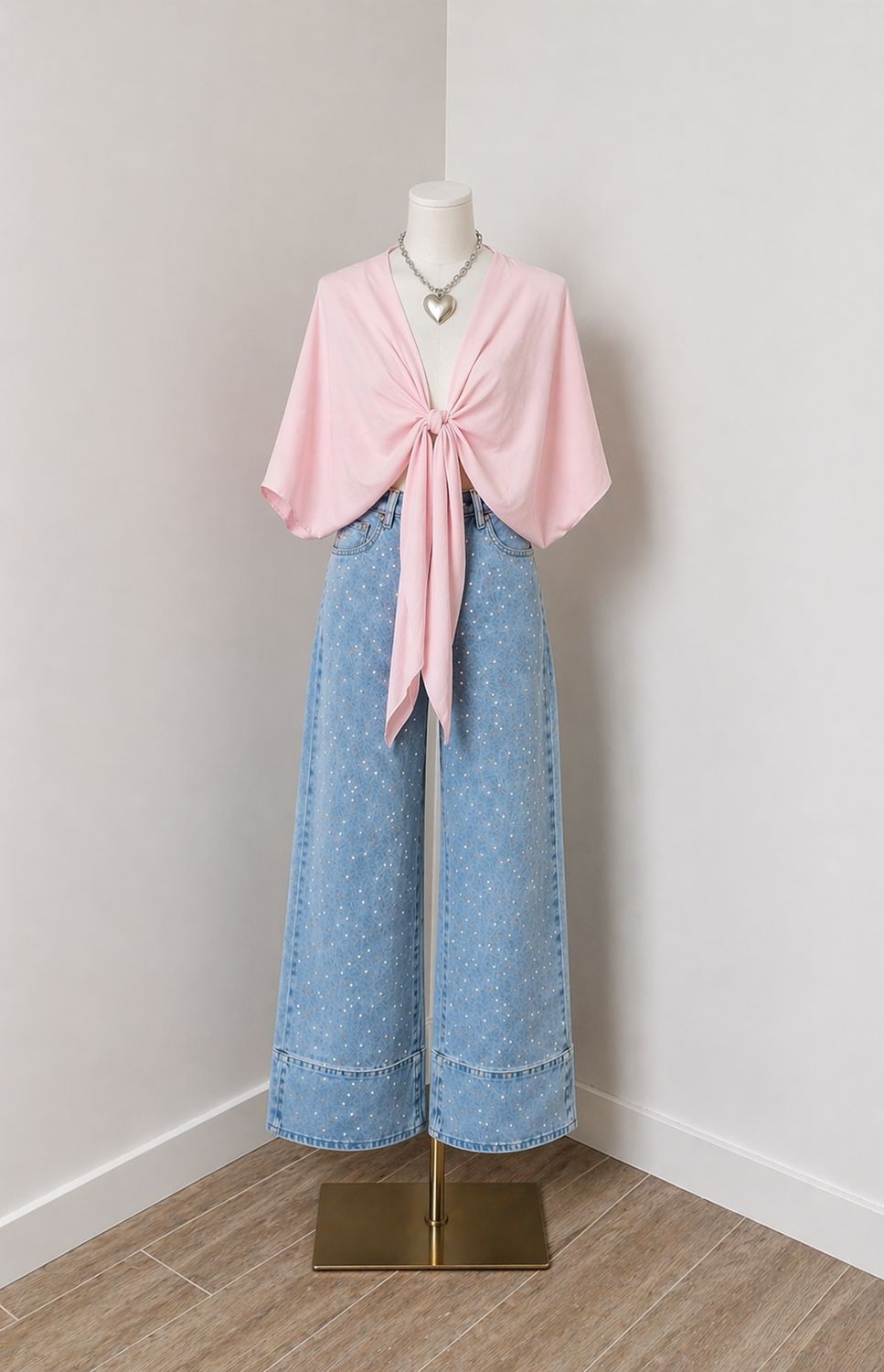 Baby Pink Dream Knot Blouse