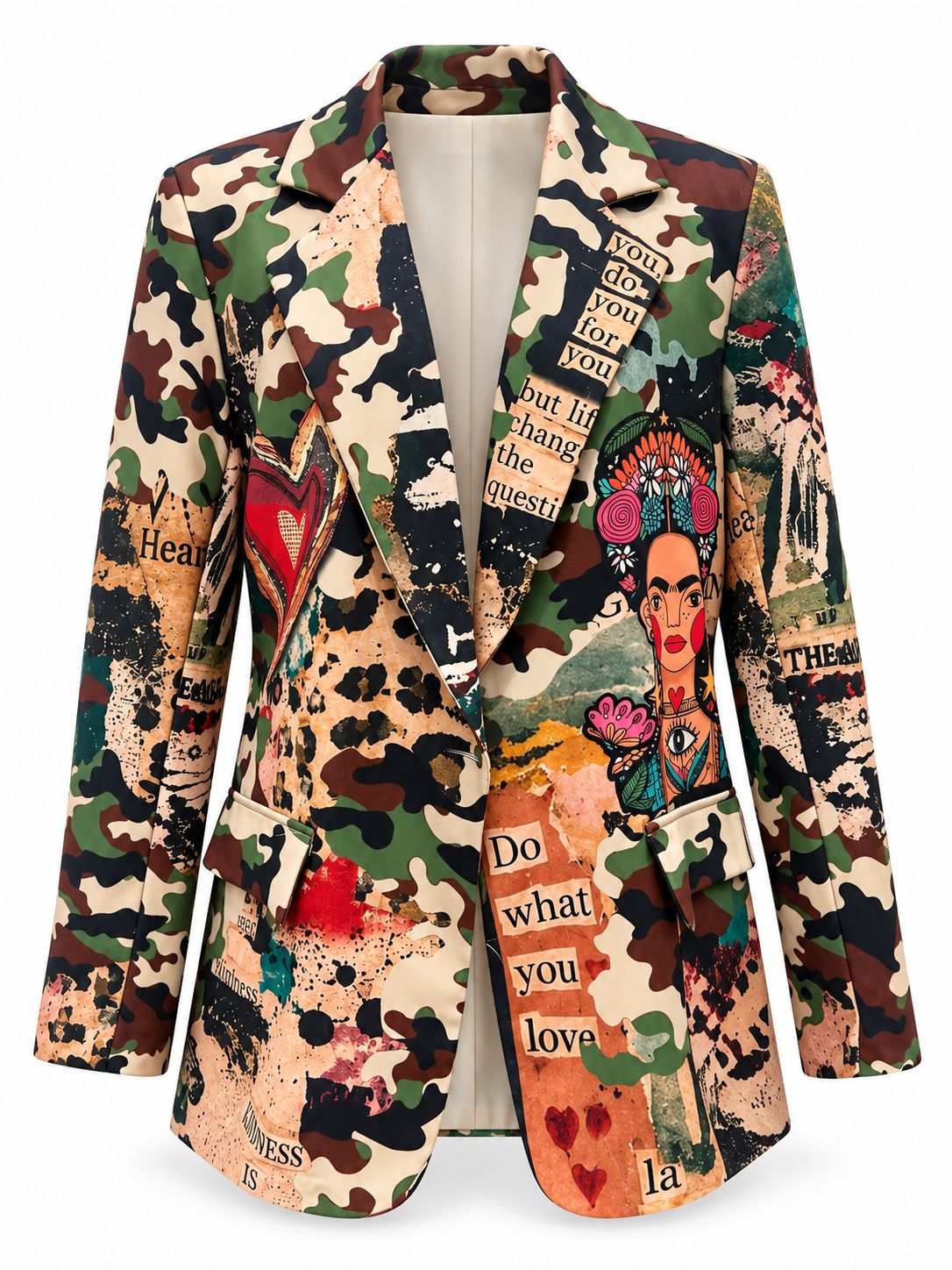 Frida Camouflage Blazer (One Size)
