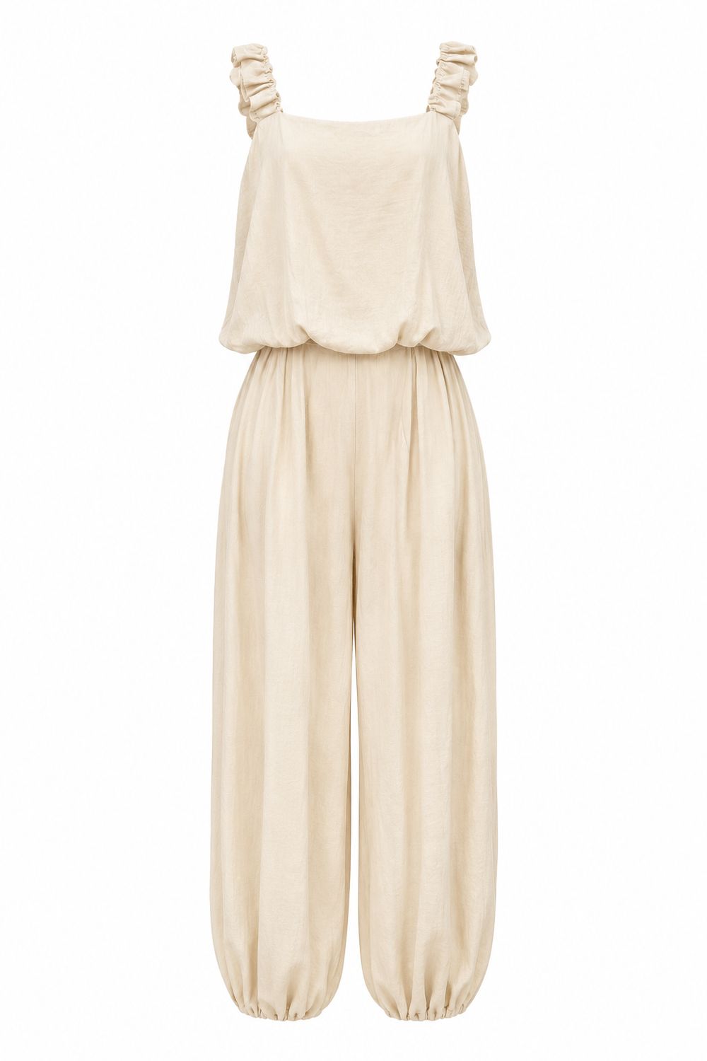 Ivory Balloon Style Top & Pant Set