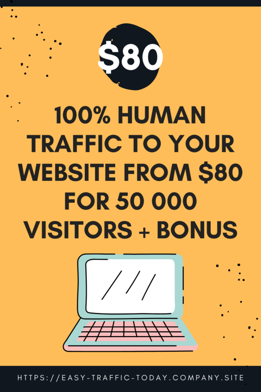 50 000 Visitors Traffic For $80 + Bonus