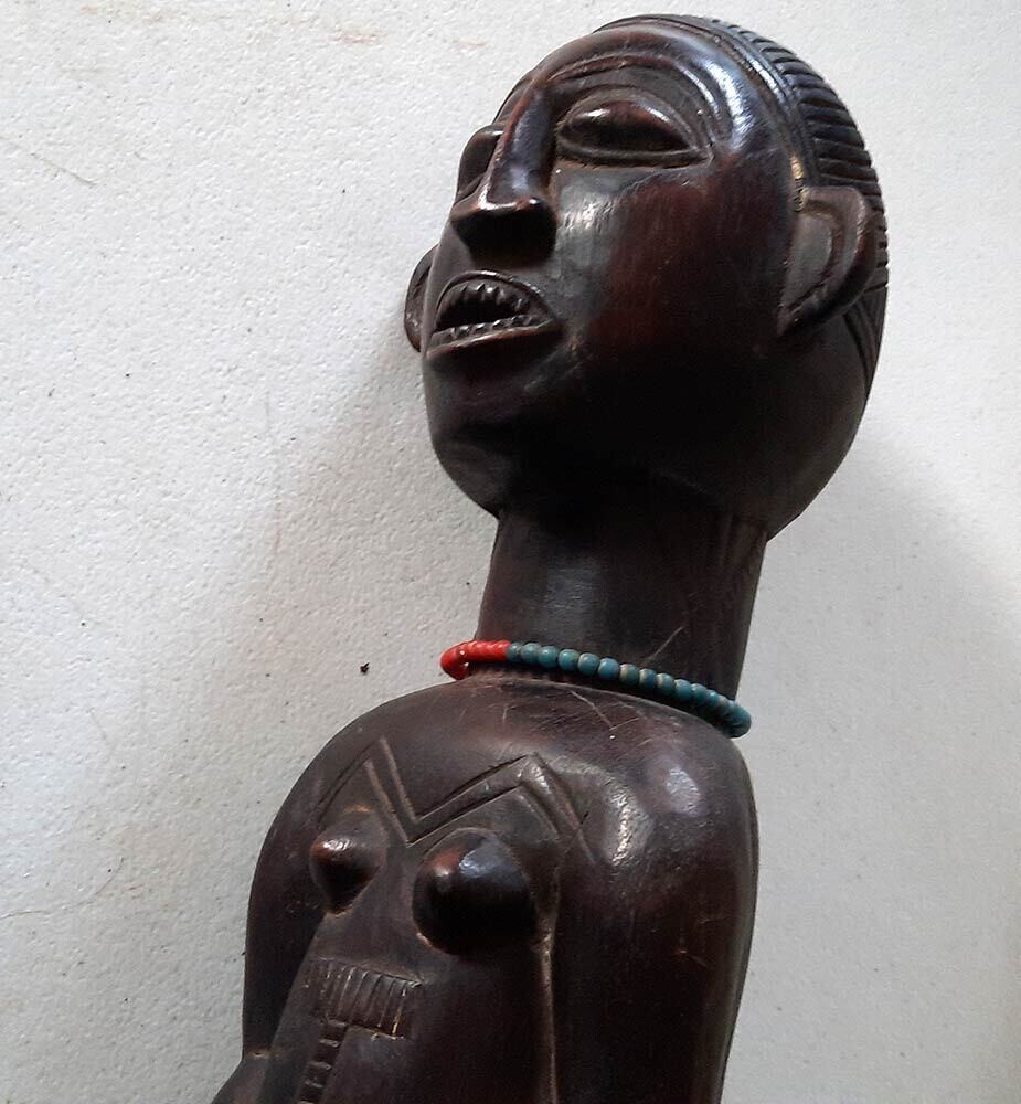 Figure d’ancêtre - Bois, Perles - TABWA.
RDC Congo