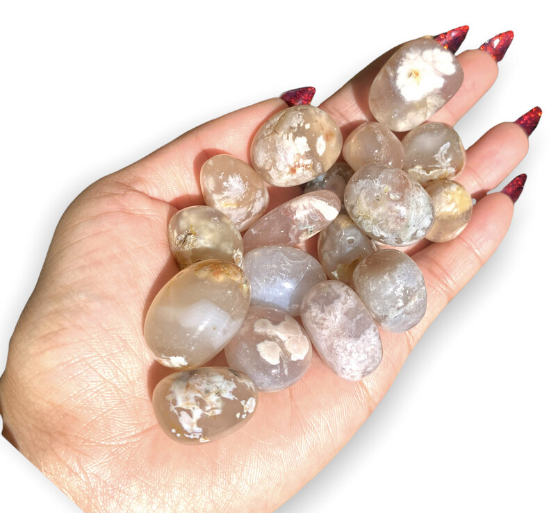 Flower Agate Tumbles