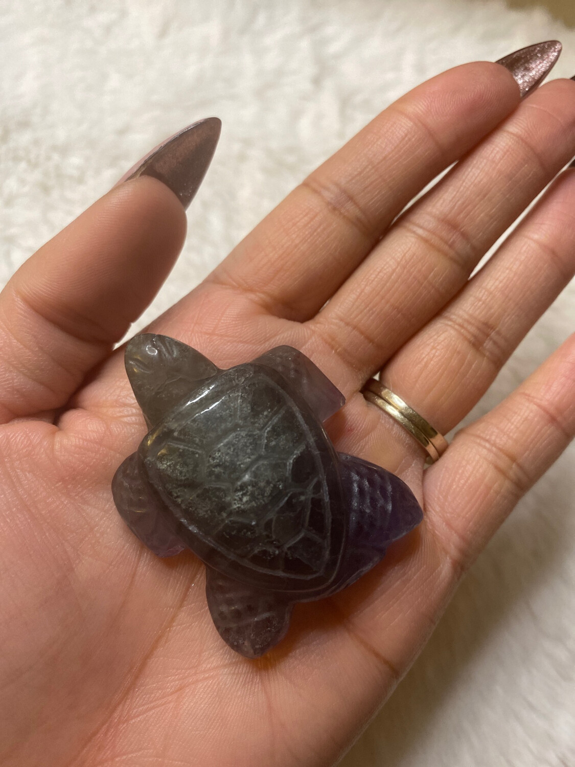 Fluorite Turtle Carvings, Intuitively Select Your Turtle Here: 1