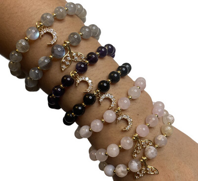 Natural Crystal Bracelets