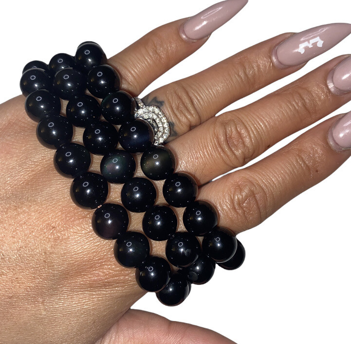 Rainbow Obsidian Bracelets