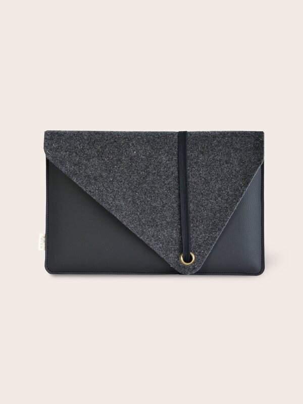 Laptop sleeve gerecycled wolvilt