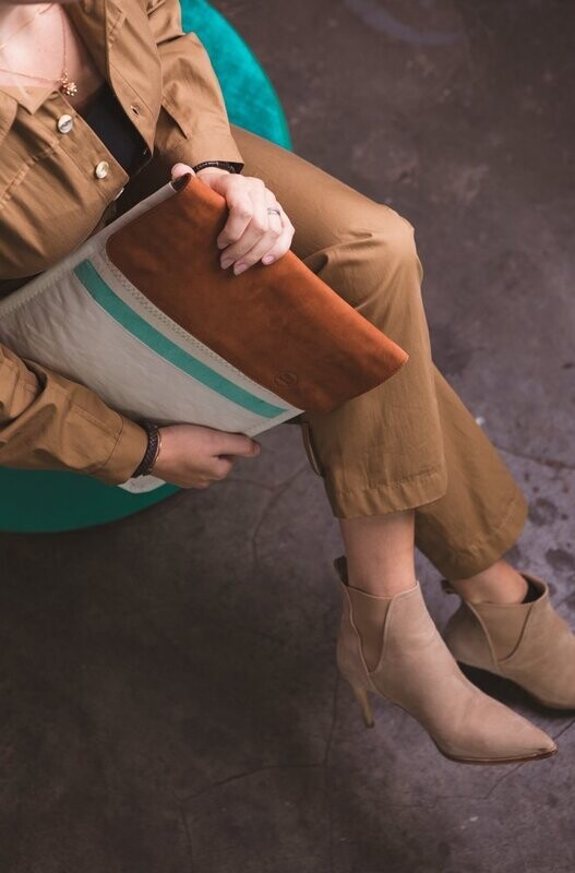Laptophoes van Upcyclede Zeildoek