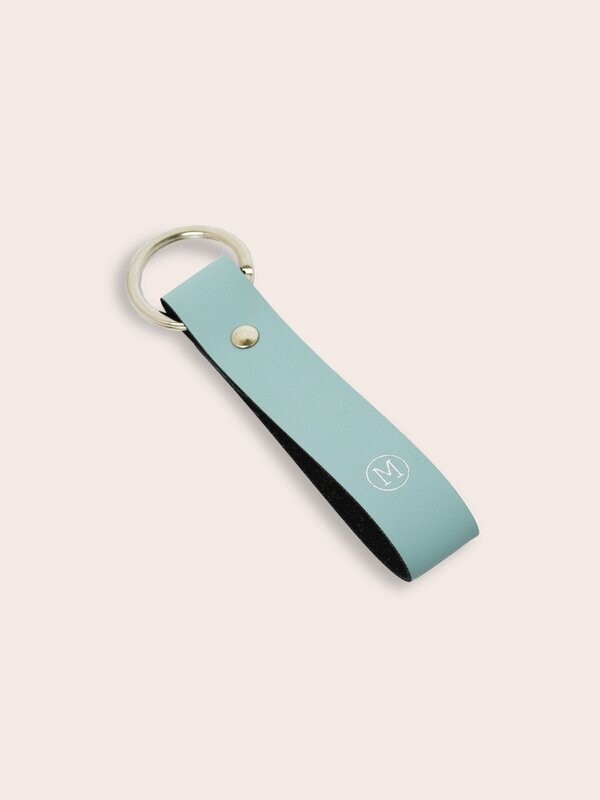 Sleutelhanger gerecycled leer