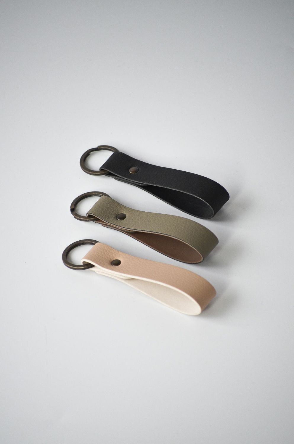 Vegan sleutelhanger van appelleer