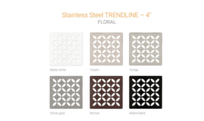 Kerdi-Drain-Style TRENDLINE - FLORAL