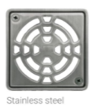 Kerdi-Drain Stainless Steel - CLASSIC, Please Choose: (E) Stainless Steel